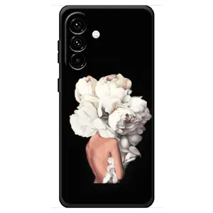 Чехлы (ART) Цветы на Samsung Galaxy A18 4G (VPrint) (Белые цветы)