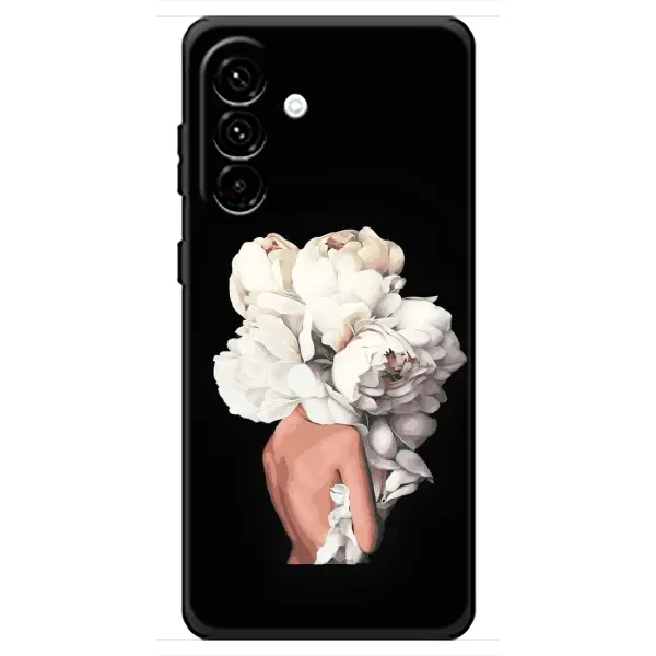 Чехол с принтом «Белые цветы» для Samsung Galaxy A18 4G Чехол с принтом «Белые цветы» для Samsung Galaxy A18 4G