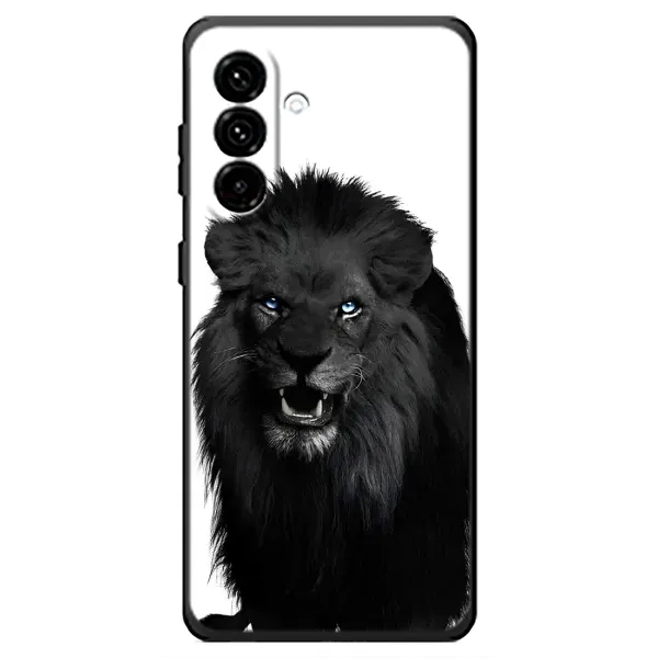 Чохол з принтом «Чорний ЛЕВ» для Samsung Galaxy A18 4G