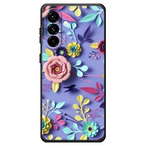 Чехлы с Цветами для Samsung Galaxy A18 4G (VPrint) (Цветочный дизайн)