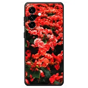 Чехлы с Цветами для Samsung Galaxy A18 4G (VPrint) (Цветы красные)