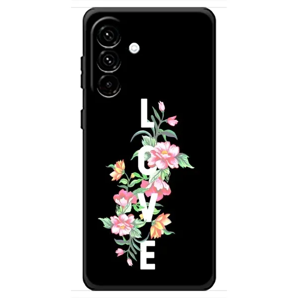 Чохол з принтом «Квіти LOVE» для Samsung Galaxy A18 4G