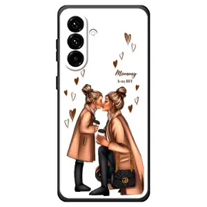 Чехол с печатью для Samsung Galaxy A18 4G - (Мама с ребенком) (AlphaPrint) (Дочка и мама)