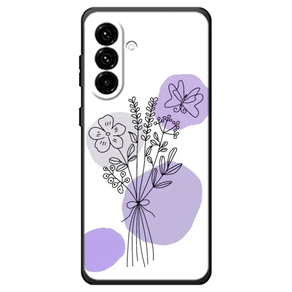 Чехол с принтом «Букет фиолетовая абстракция» для Samsung Galaxy A18 4G Чехол с принтом «Букет фиолетовая абстракция» для Samsung Galaxy A18 4G