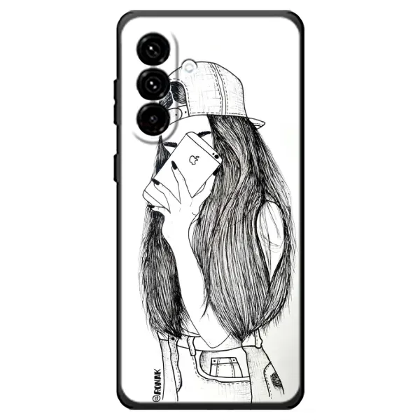 Чохол з принтом «Фото дівчини» для Samsung Galaxy A18 4G