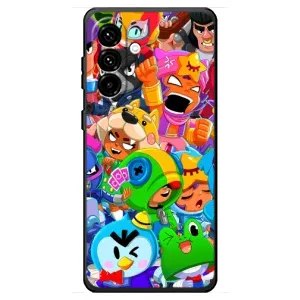 Чехол для Samsung Galaxy A18 4G Бравл Старс (VPrint) (герои Бравл Старс)