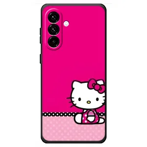 Чехол для Ребёнка на Самсунг Галакси А18 4Г (VPrint) (Girl KITTY)