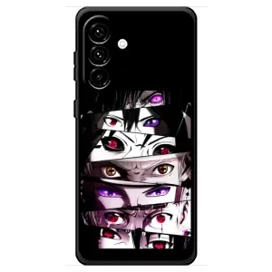 Чехлы Персонажи Аниме Наруто для Samsung Galaxy A18 4G (AlphaPrint) (Глаза Anime)