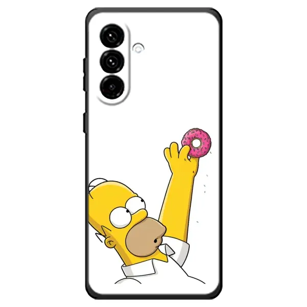 Чехол с принтом «Гомер с пончиком» для Samsung Galaxy A18 4G
