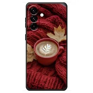 Чехол с уникальным дизайном «Осень с кофе» для Samsung Galaxy A18 4G (Кофе на пледе)