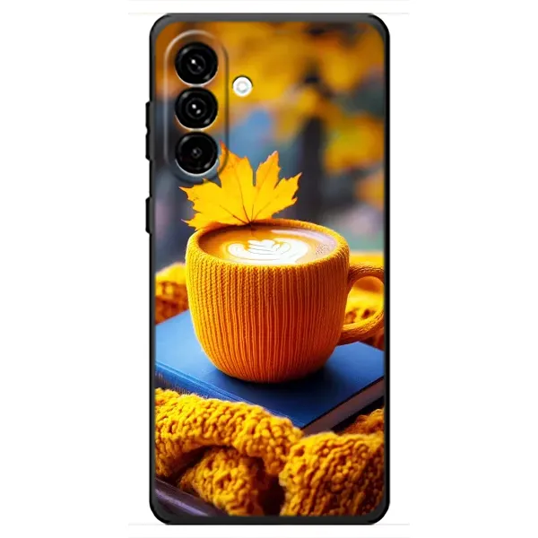 Чехол с принтом «Кофе на желтом пледе» для Samsung Galaxy A18 4G Чехол с принтом «Кофе на желтом пледе» для Samsung Galaxy A18 4G