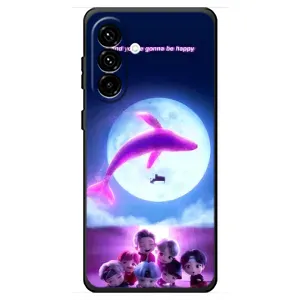 Чехлы BTS для Samsung Galaxy A18 4G (AlphaPrint) (КИТ BTS)