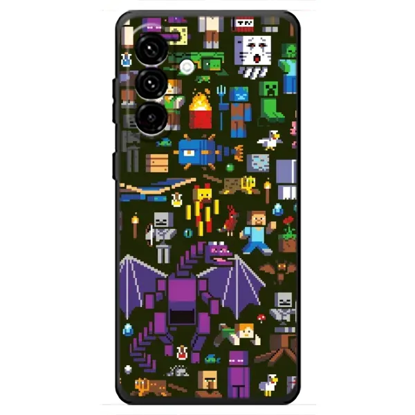 Чехол с принтом «Коллаж Майнкрафт» для Samsung Galaxy A18 4G Чехол с принтом «Коллаж Майнкрафт» для Samsung Galaxy A18 4G