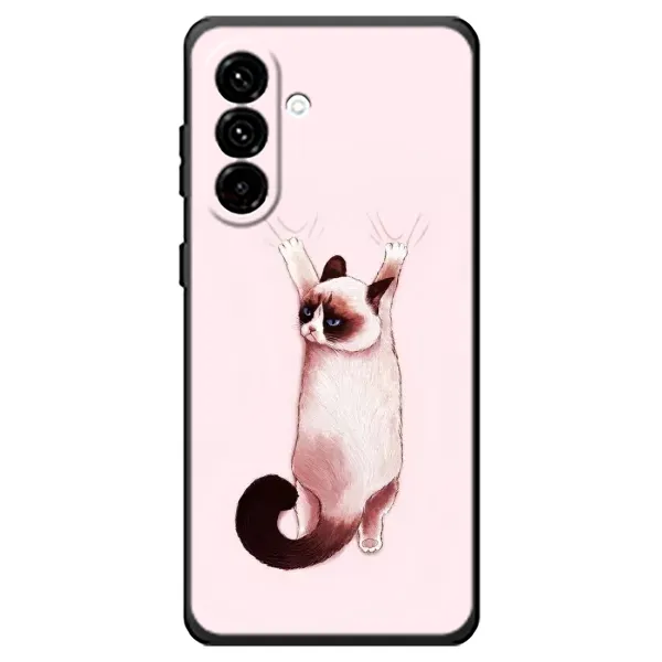 Чохол з принтом «Котик падає» для Samsung Galaxy A18 4G