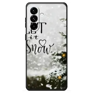 Новогодние, Праздничные Чехлы для Samsung Galaxy A18 4G - 2024 год (Let it snow)