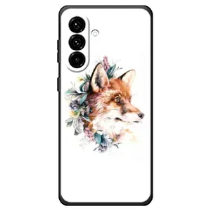 Чехлы с картинкой Лисички для Samsung Galaxy A18 4G (VPrint) (Лисичка в цветочках)
