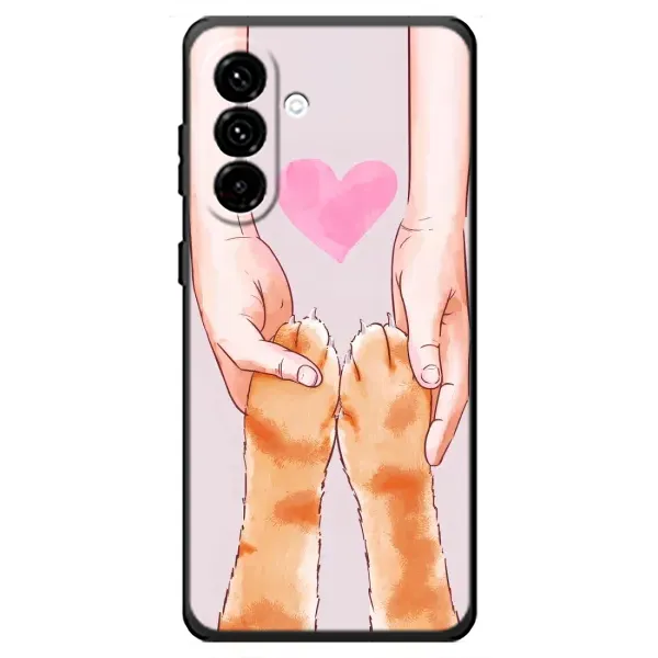 Чохол з принтом «Любовь до котиків» для Samsung Galaxy A18 4G