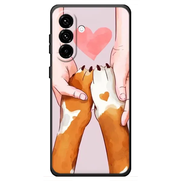 Чехол с принтом «Любовь к собакам» для Samsung Galaxy A18 4G
