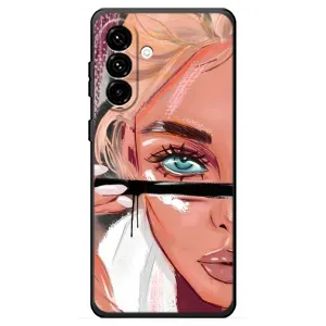 Чехол с печатью для Samsung Galaxy A18 4G - (Мода) (AlphaPrint) (Макияж)