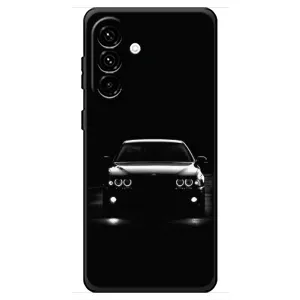 Чехол для Самсунг Галакси А18 4Г - с принтом БМВ (AlphaPrint) (Машина BMW)