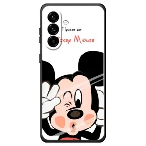 Міккі Маус чохол для Samsung Galaxy A18 4G (AlphaPrint - Мультяшні) (Маус Міккі)