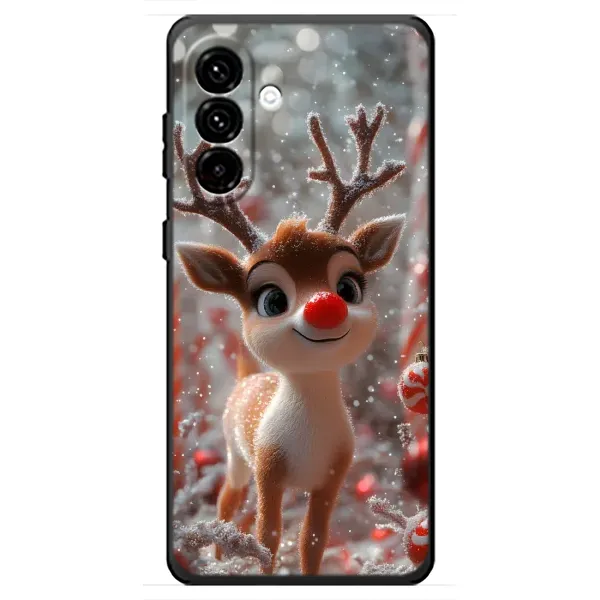 Чехол с принтом «Олень с носом» для Samsung Galaxy A18 4G
