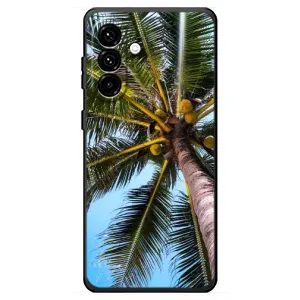 Силиконовый чехол с КАРТИНКАМИ лето для Samsung Galaxy A18 4G (AlphaPrint) (Пальма)