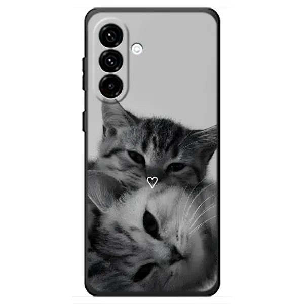 Чохол з принтом «Пара котів» для Samsung Galaxy A18 4G