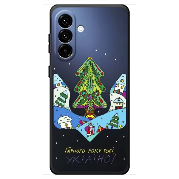 Чехол с принтом «Рождественский герб» для Samsung Galaxy A18 4G Чехол с принтом «Рождественский герб» для Samsung Galaxy A18 4G