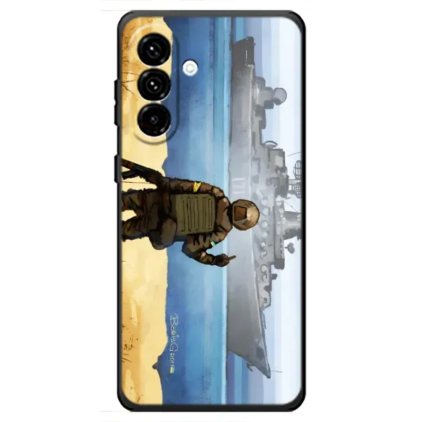 Чехол с принтом «Русский корабль» для Samsung Galaxy A18 4G Чехол с принтом «Русский корабль» для Samsung Galaxy A18 4G