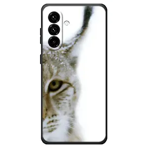Чехлы с картинками животных Samsung Galaxy A18 4G (Рысь)