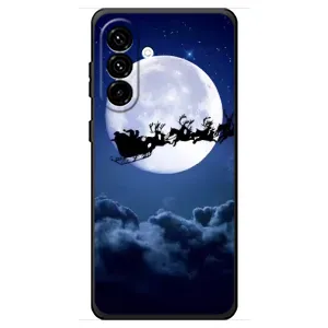 Новорічні Чохли для Самсунг Галаксі А18 4Г (VPrint) (Санта - місяць)