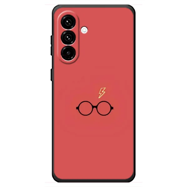 Чехол с принтом «шрам и очки» для Samsung Galaxy A18 4G