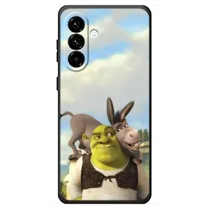 Чохол з мультфільмом Шрек на Samsung Galaxy A18 4G (Шрек та Осел)