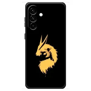 Naruto Anime Чехлы для Самсунг Галакси А18 4Г (AlphaPrint) (силуэт Курама Наруто)