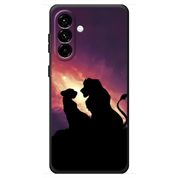 Чохол з принтом «Силует Сімба і Налу» для Samsung Galaxy A18 4G