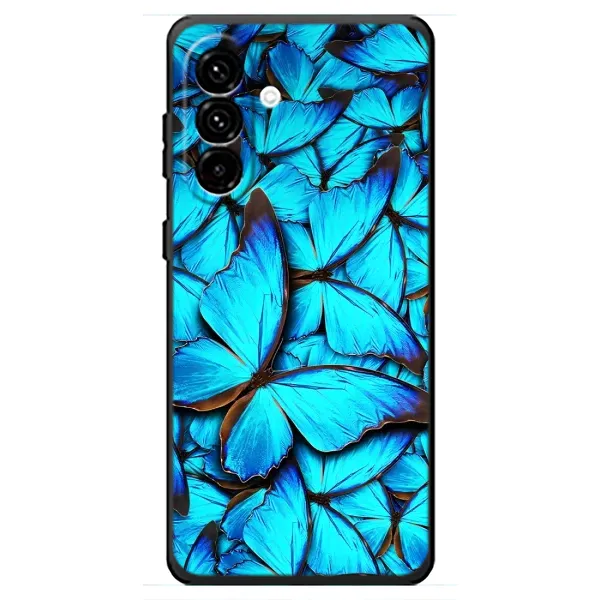 Чехол с принтом «Синие бабочки» для Samsung Galaxy A18 4G Чехол с принтом «Синие бабочки» для Samsung Galaxy A18 4G