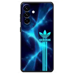 Чехлы Адидас для Samsung Galaxy A18 4G (AlphaPrint) (Синий Адидас)