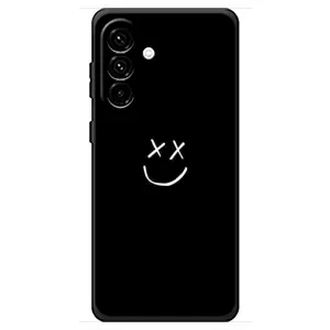 Чехол для Самсунг Галакси А18 4Г - (AlphaPrint) с печатью (ТОП продаж) (Смайл)
