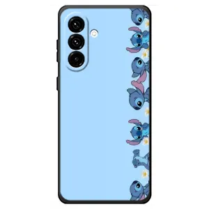 Чехол с принтом Стич на Samsung Galaxy A18 4G (Стич фон)