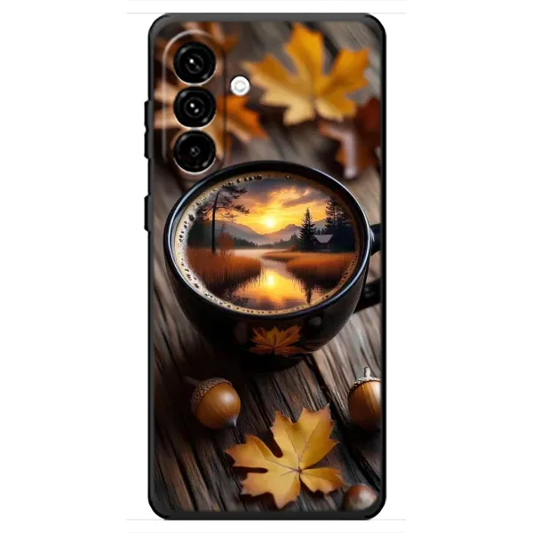 Чехол с принтом «Темный кофе» для Samsung Galaxy A18 4G Чехол с принтом «Темный кофе» для Samsung Galaxy A18 4G
