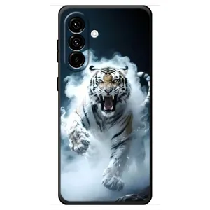Чохол з принтом «Білий тигр у диму» для Samsung Galaxy A18 4G