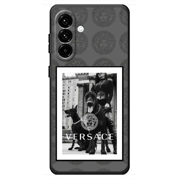 Чохол з принтом «Версаче» для Samsung Galaxy A18 4G