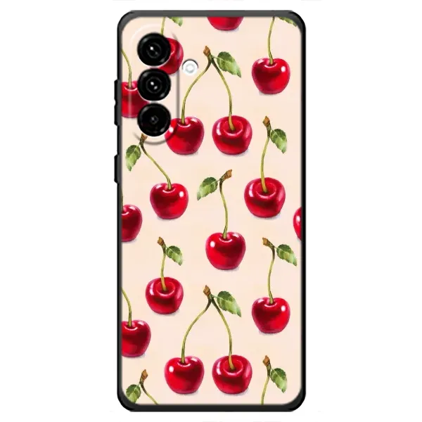 Чехол с принтом «Вишня» для Samsung Galaxy A18 4G