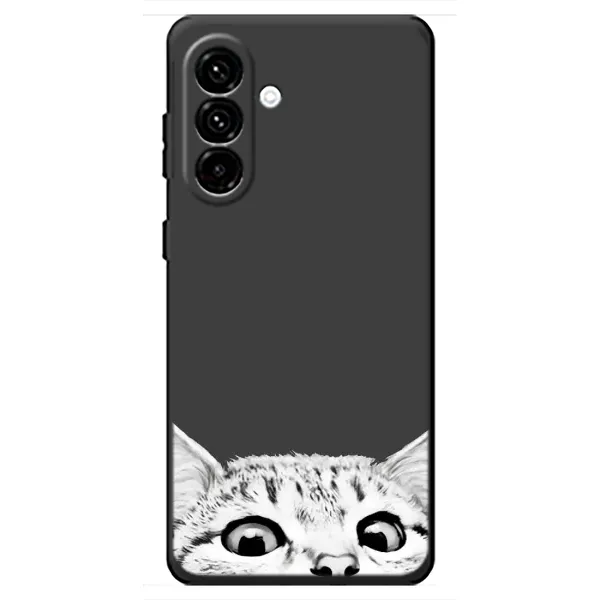 Чохол з принтом «Виглядає котик» для Samsung Galaxy A18 4G