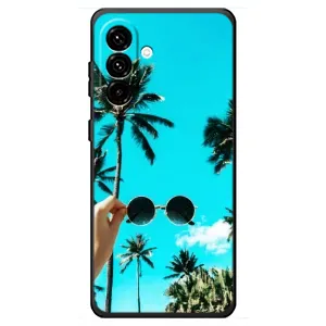 Силиконовый чехол с КАРТИНКАМИ лето для Samsung Galaxy A18 4G (AlphaPrint) (Взгляд лето)