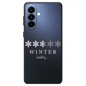 Зимні Чохли для Самсунг Галаксі А18 4Г - прозорий фон (Winter loading)