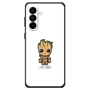Чехол МАРВЕЛ для Самсунг Галакси А18 4Г (AlphaPrint) (Я есть Грут)