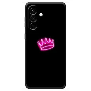 Чехол с Короной Самсунг Галакси А18 4Г - (AlphaPrint) (Яркая корона)