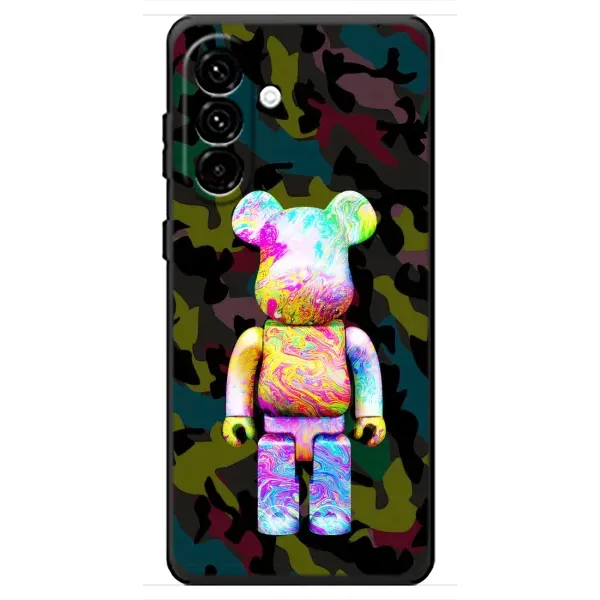 Чохол з принтом «Яскравий Bearbrick» для Samsung Galaxy A18 4G
